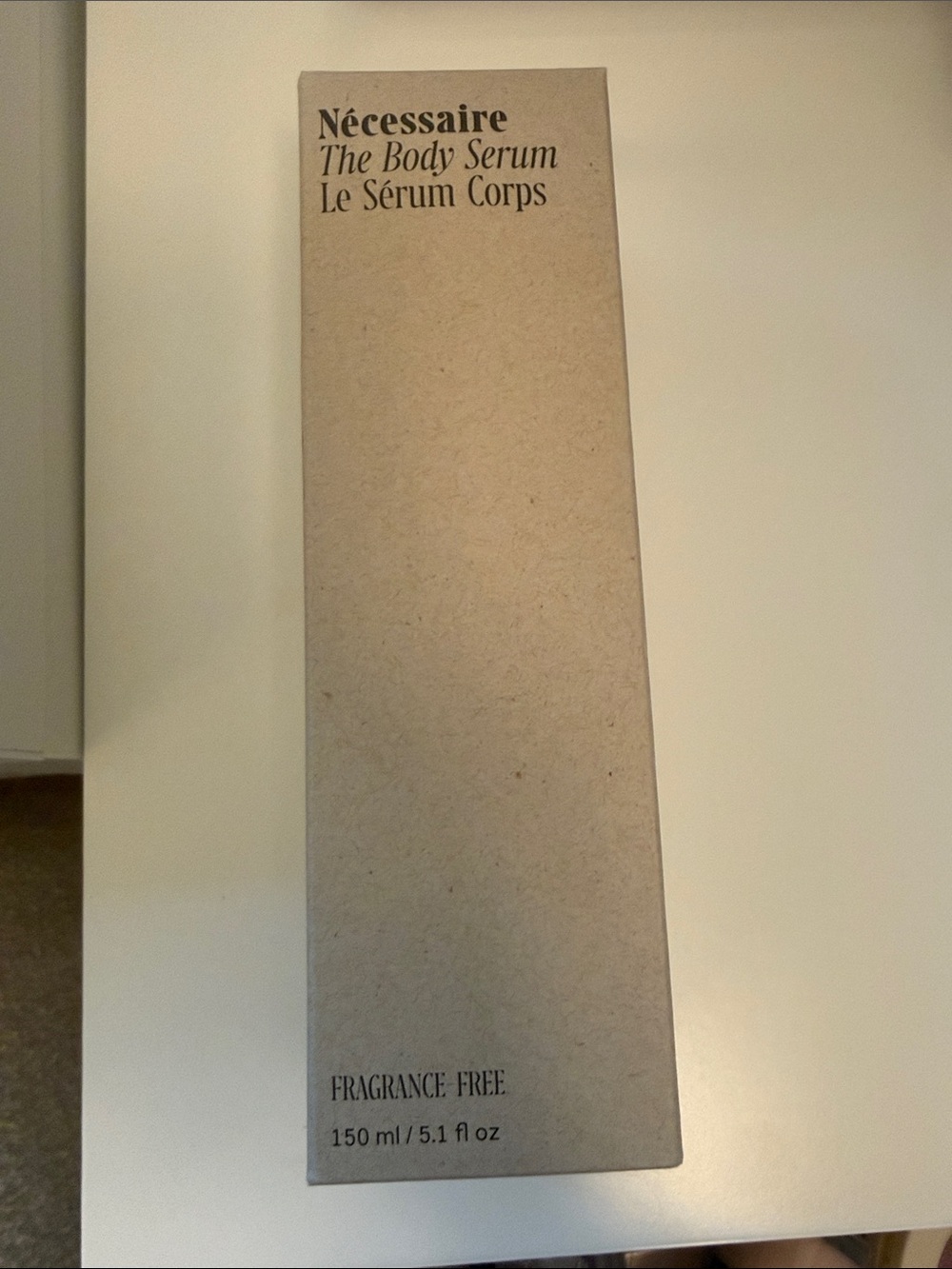 Nécessaire The Body Serum — Fragrance Free (Neutral Beige)
